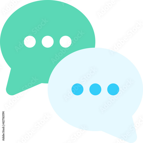 communication skill flat icon
