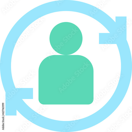 willing to change skill flat icon