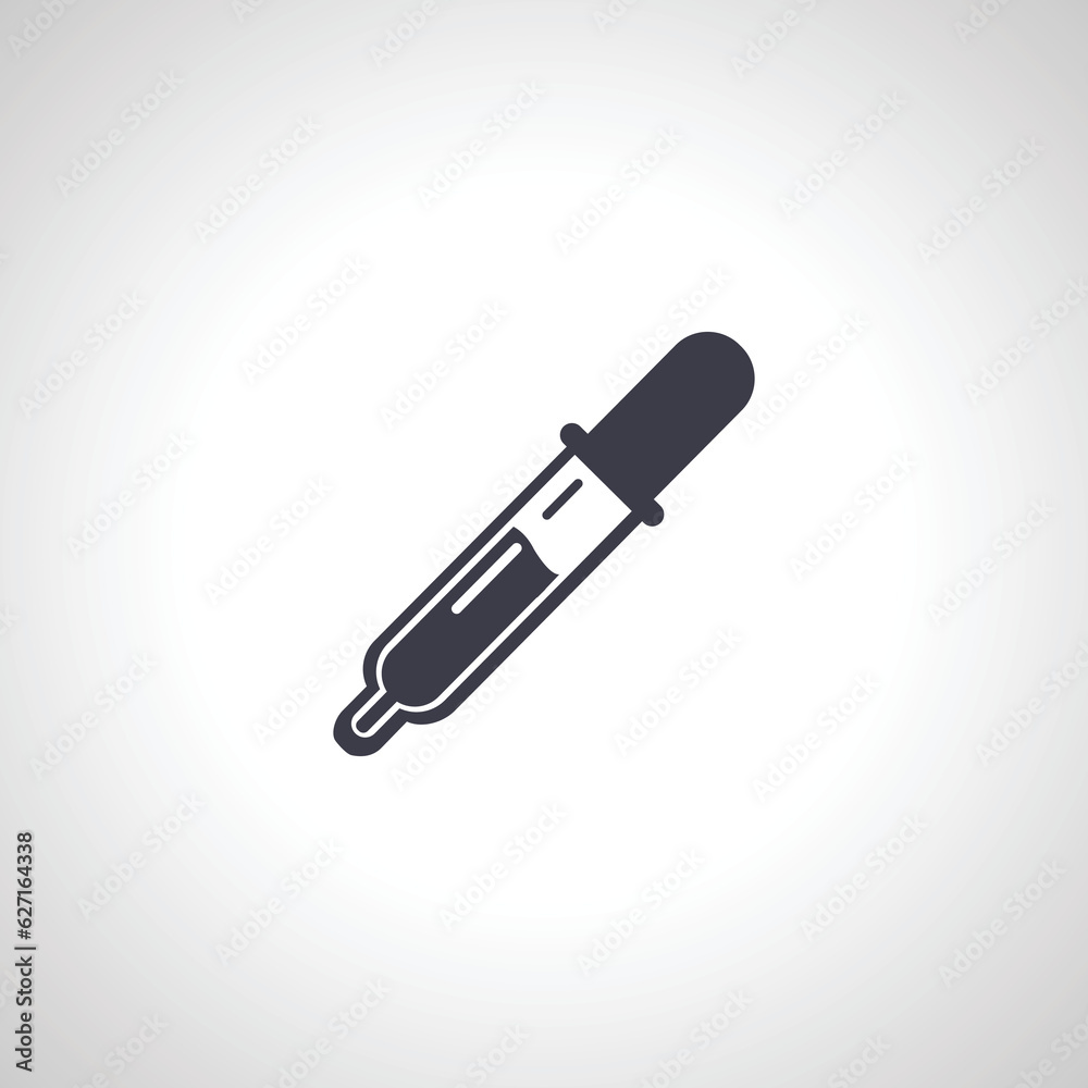 Pipette isolated icon. medicine Pipette icon Pipette isolated icon. medicine Pipette icon