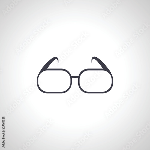 Glasses icon. eye Glasses icon
