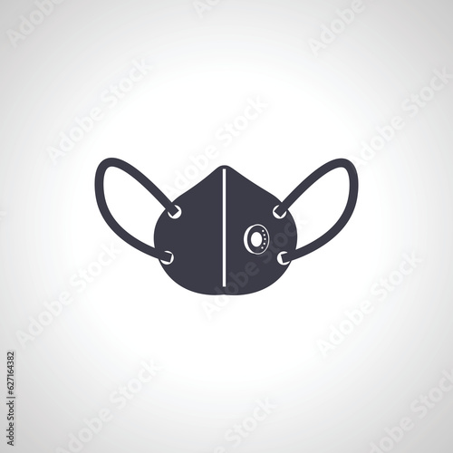 Medical mask icon. Medical mask icon