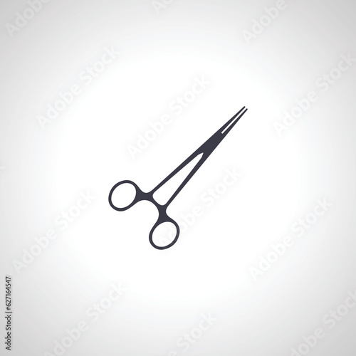 medical scissors icon. medical scissors icon