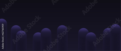 abstract three dimensional shape on a blank gradient background modern vector illustration, for background, backdrop, landing page, cover