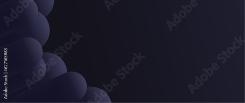 abstract three dimensional shape on a blank gradient background modern vector illustration, for background, backdrop, landing page, cover