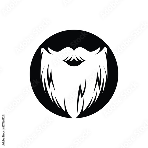 Beard Logo Design, Male Face Appearance Vector, For Babershop, Hair, Appearance, Brand Label