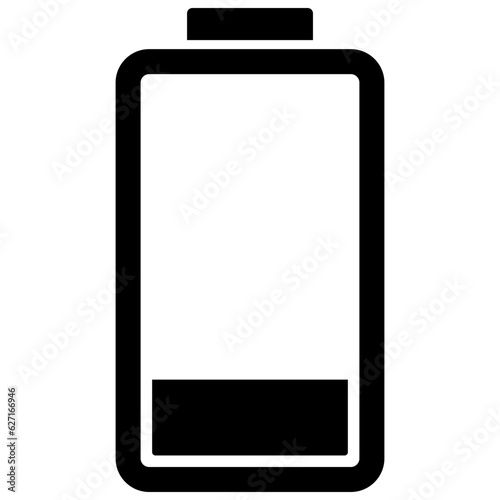 Black low battery indicator line icons, simple shape power level source running out flat design pictogram infographics vector pictogram, app web button ui interface element on white backgound