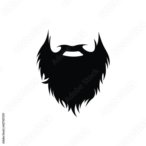 Beard Logo Design, Male Face Appearance Vector, For Babershop, Hair, Appearance, Brand Label