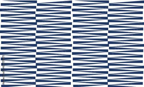 blue and white striped background, in spike style repeat seamless pattern design for fabric printing or wallpaper or background 