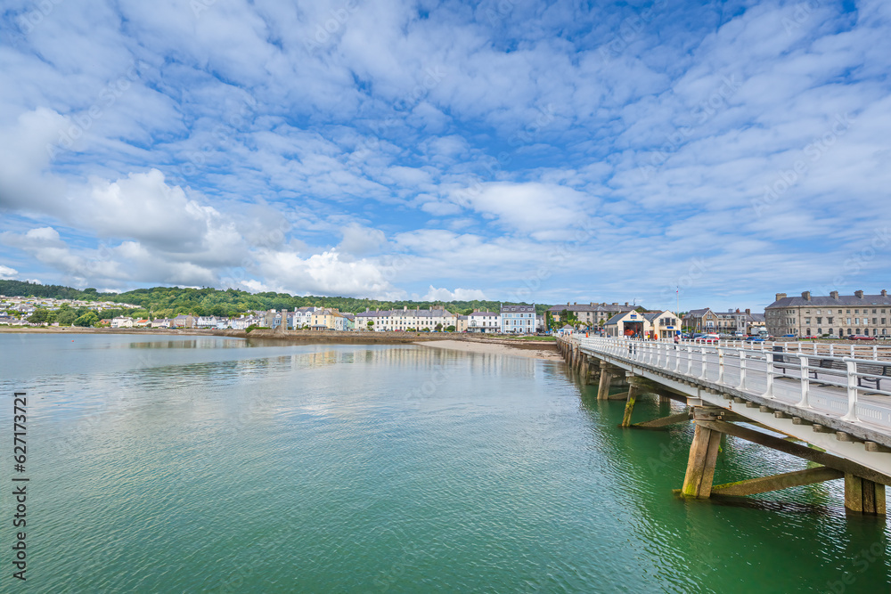 Looking towards Beaumaris on Anglesey from the pier