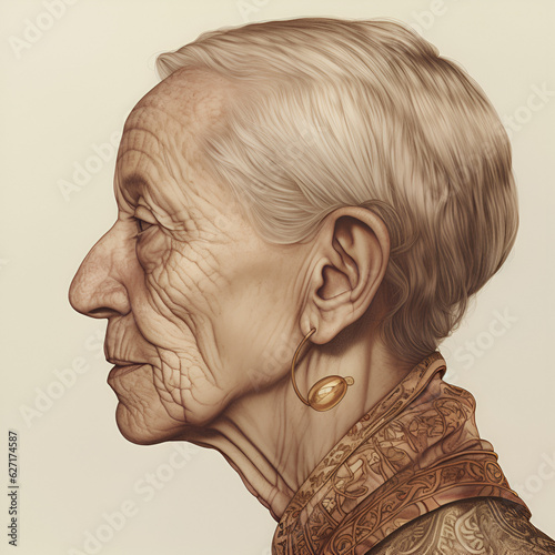 portrait of a senior woman
