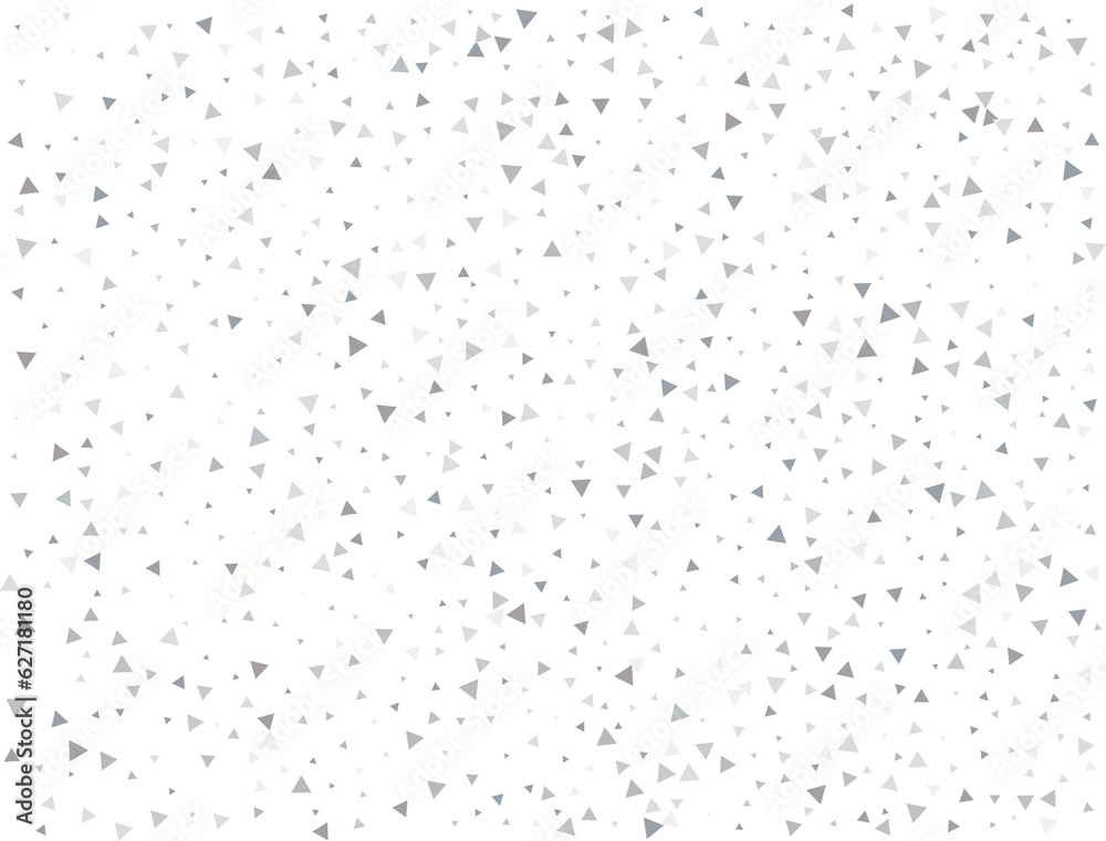 Birthday Silver Triangular Confetti Birthday Silver Triangular Confetti
