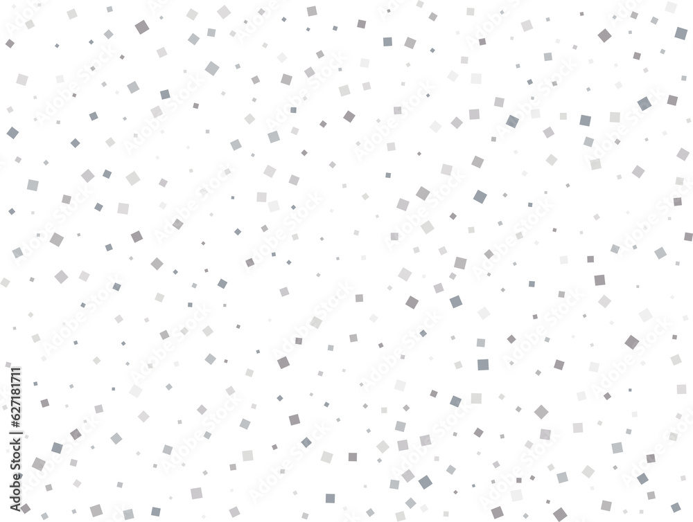 Luxury Silver Square Confetti Luxury Silver Square Confetti