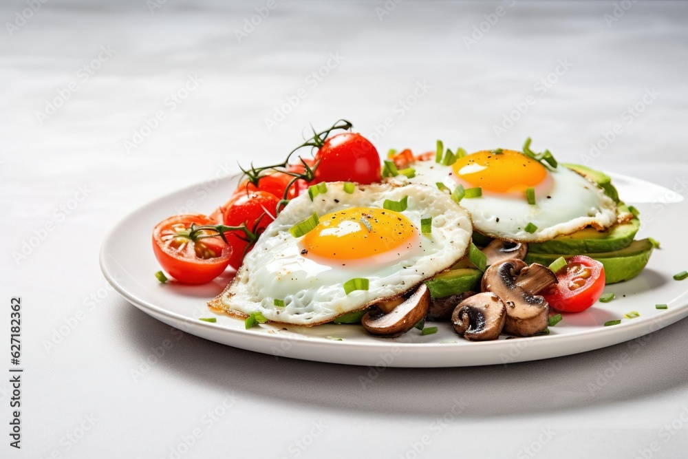crispy fried eggs with tomatoes crispy fried eggs with tomatoes