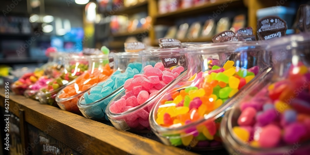 colorful candies in the market