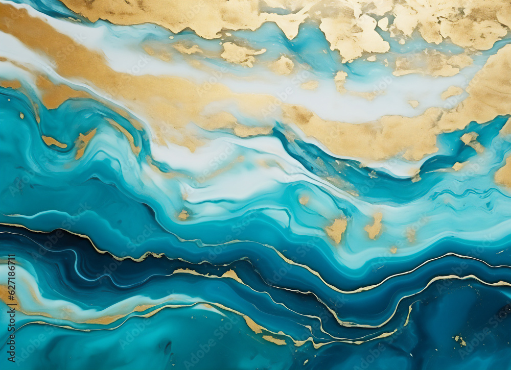 Obraz premium Mixed colored paints background. Multicolor burst pattern. Generative AI.