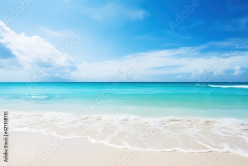Beautiful background of tropical beach Bright summer sea beach