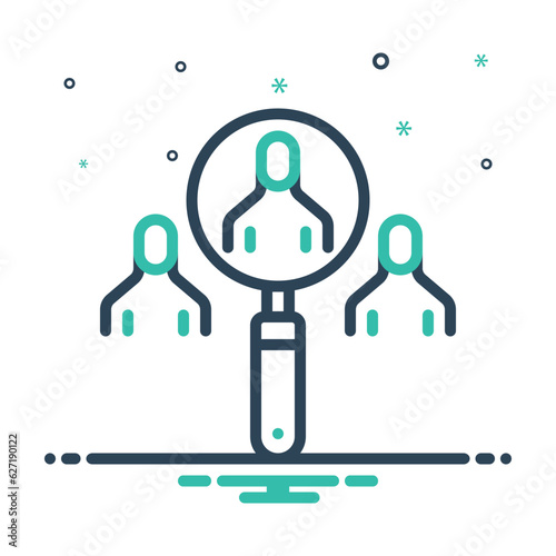 Mix icon for identify