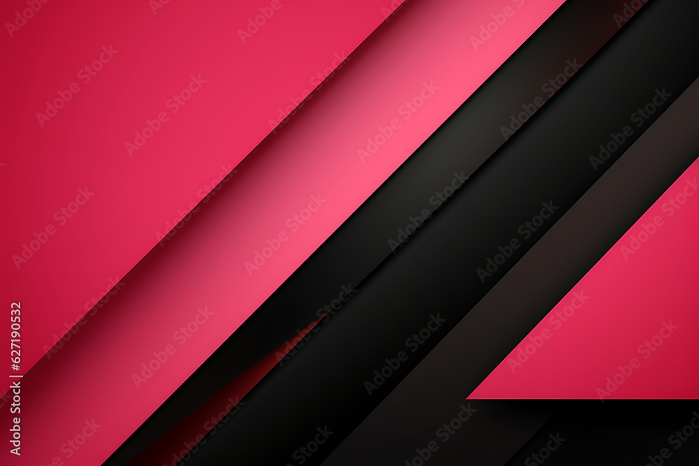 Futuristic Techscape: Abstract Pink and Black Background with Flat Design, Ideal for illustrations, High-tech visuals, Contemporary flat design. - Generative AI Futuristic Techscape: Abstract Pink and Black Background with Flat Design, Ideal for illustrations, High-tech visuals, Contemporary flat design. - Generative AI