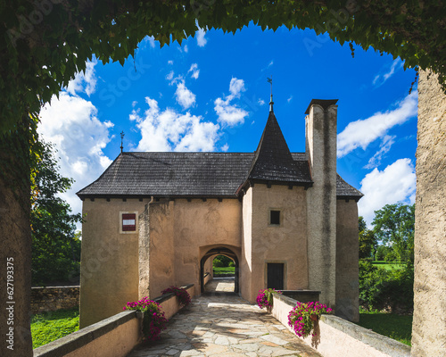 View to Burg Ottenstein castle photo