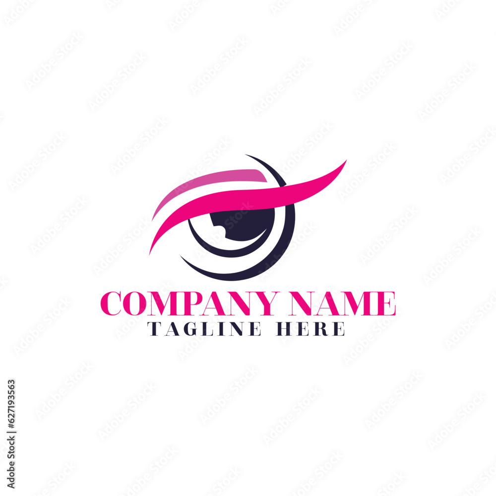 Beauty eye logo design Beauty eye logo design