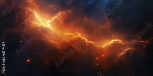 Fotografia Colorful space galaxy cloud nebula