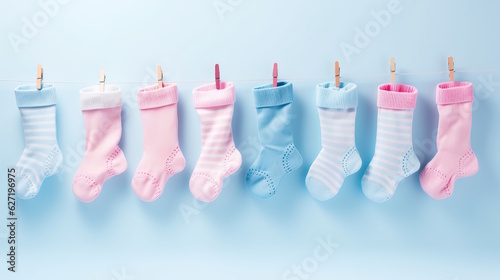 Gender Reveal socks