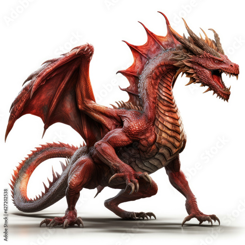 angry fantasy dragon © Kowlooner
