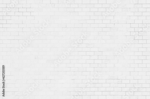 White tile wall background bathroom texture. Ceramic brick wall and floor tiles mosaic background in bathroom and kitchen clean. Design pattern geometric with grid wallpaper decoration.