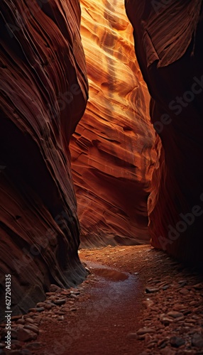 Canyon tunnel vertical orientation