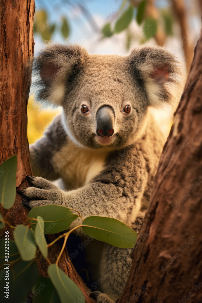 Obraz premium Koala, Wildlife Photography, Generative AI