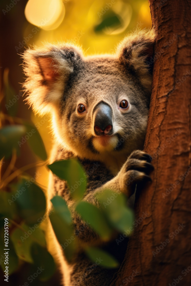Obraz premium Koala, Wildlife Photography, Generative AI