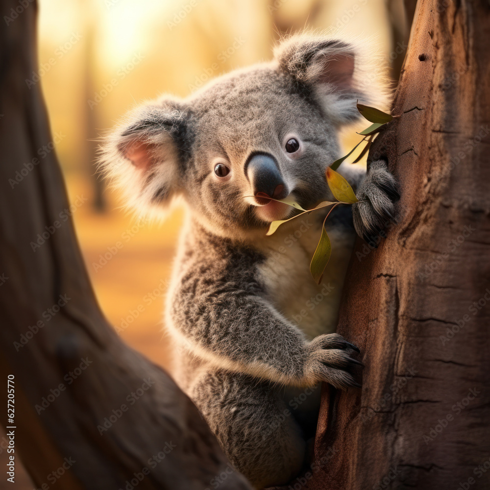 Koala, Wildlife Photography, Generative AI Koala, Wildlife Photography, Generative AI