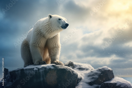 Polar Bear, Wildlife Photography, Generative AI