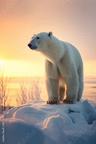 Polar Bear, Wildlife Photography, Generative AI © Vig
