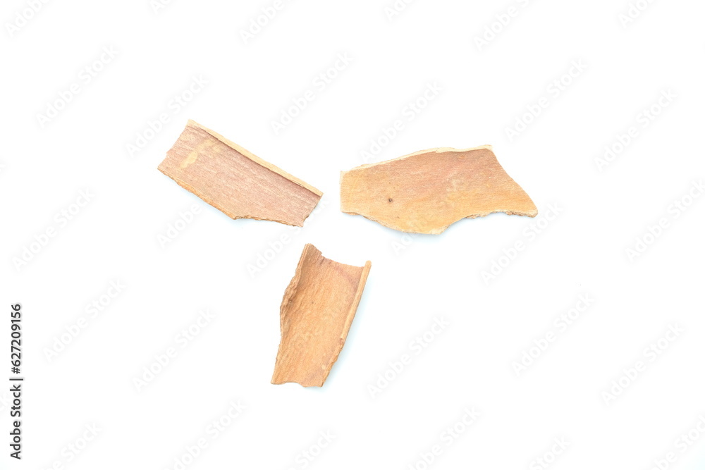 cinnamon parks on white background , cooking spice cinnamon parks on white background , cooking spice