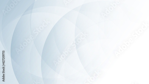 Abstract creative circular shape on light blue background illustration.