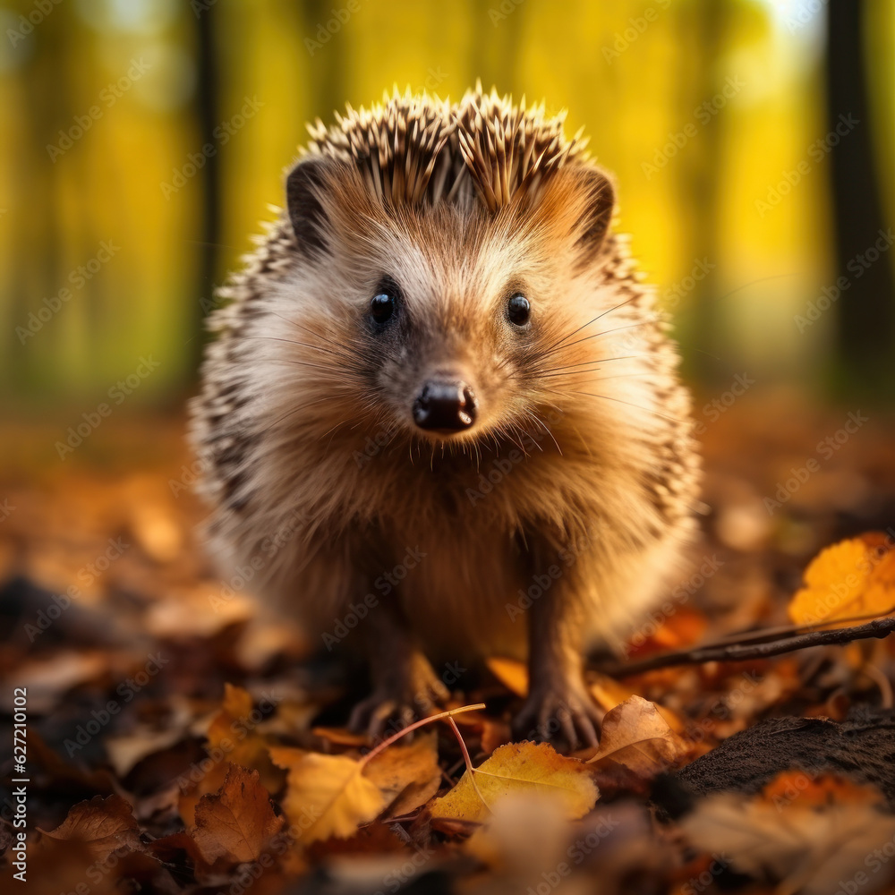 Hedgehog, Wildlife Photography, Generative AI Hedgehog, Wildlife Photography, Generative AI