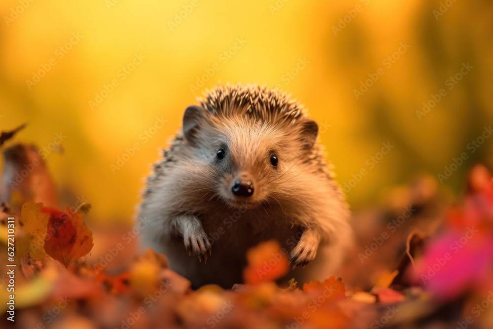 Hedgehog, Wildlife Photography, Generative AI Hedgehog, Wildlife Photography, Generative AI