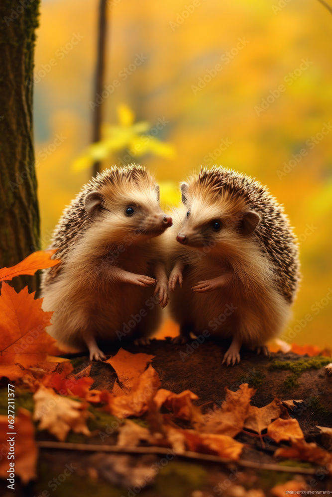 Hedgehog, Wildlife Photography, Generative AI