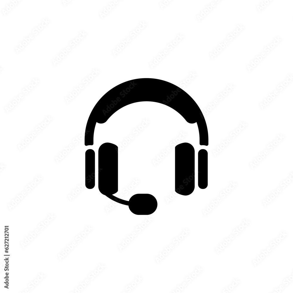 headset icon vector design templates headset icon vector design templates