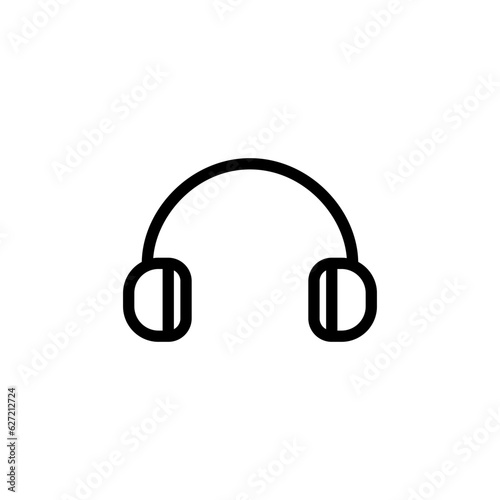 headset icon vector design templates