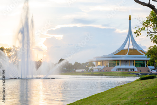 Ratchamangkhala Pavilion at public park name Suan Luang Rama IX  Bangkok, Thailand.