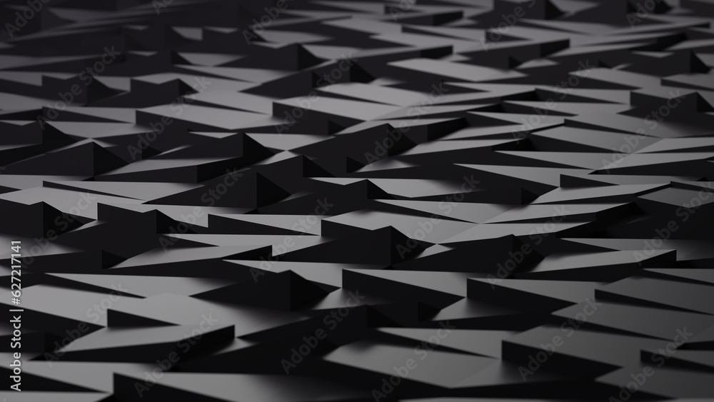 3d rendering 8K wallpaper abstract background of randomly positioned ...