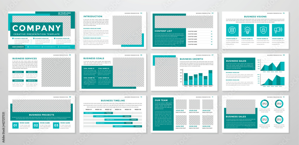 business presentation template editable vector design business presentation template editable vector design