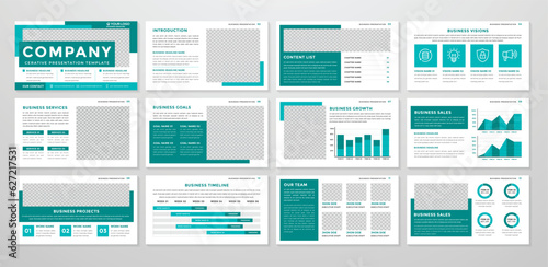Wallpaper Mural business presentation template editable vector design Torontodigital.ca