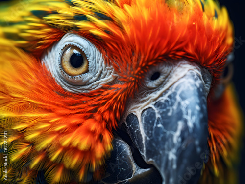 Parrot Close Up Shot