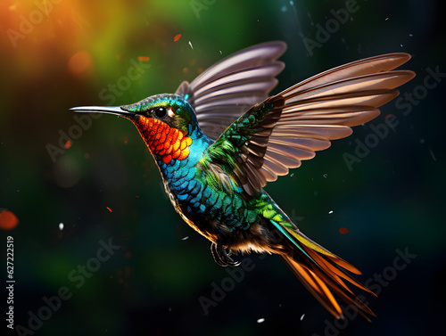 hummingbird in flight © Tudose