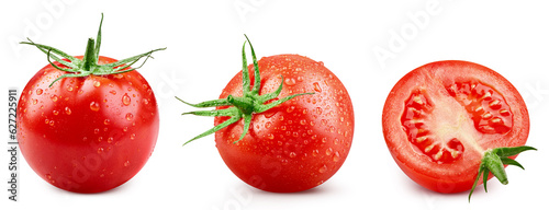 Tomato isolated on white background