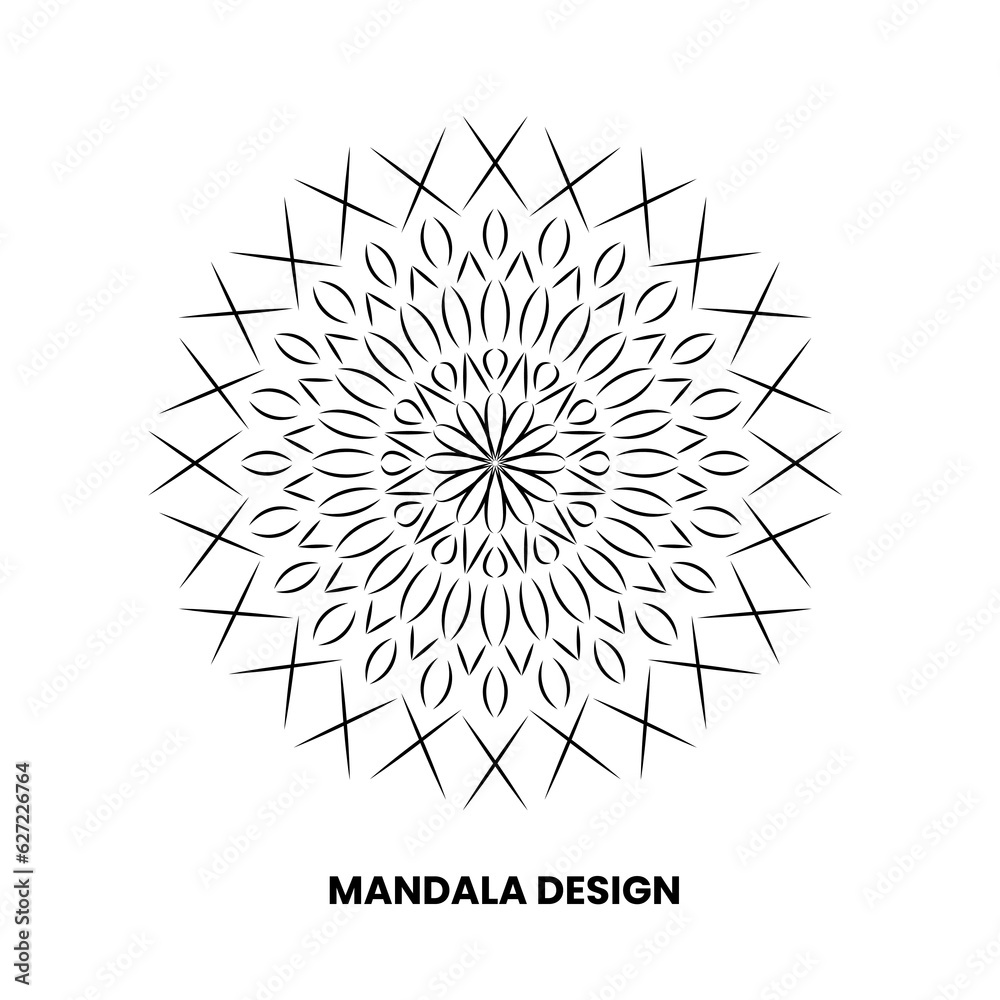 Elegant Lineal Mandala Pattern Elegant Lineal Mandala Pattern