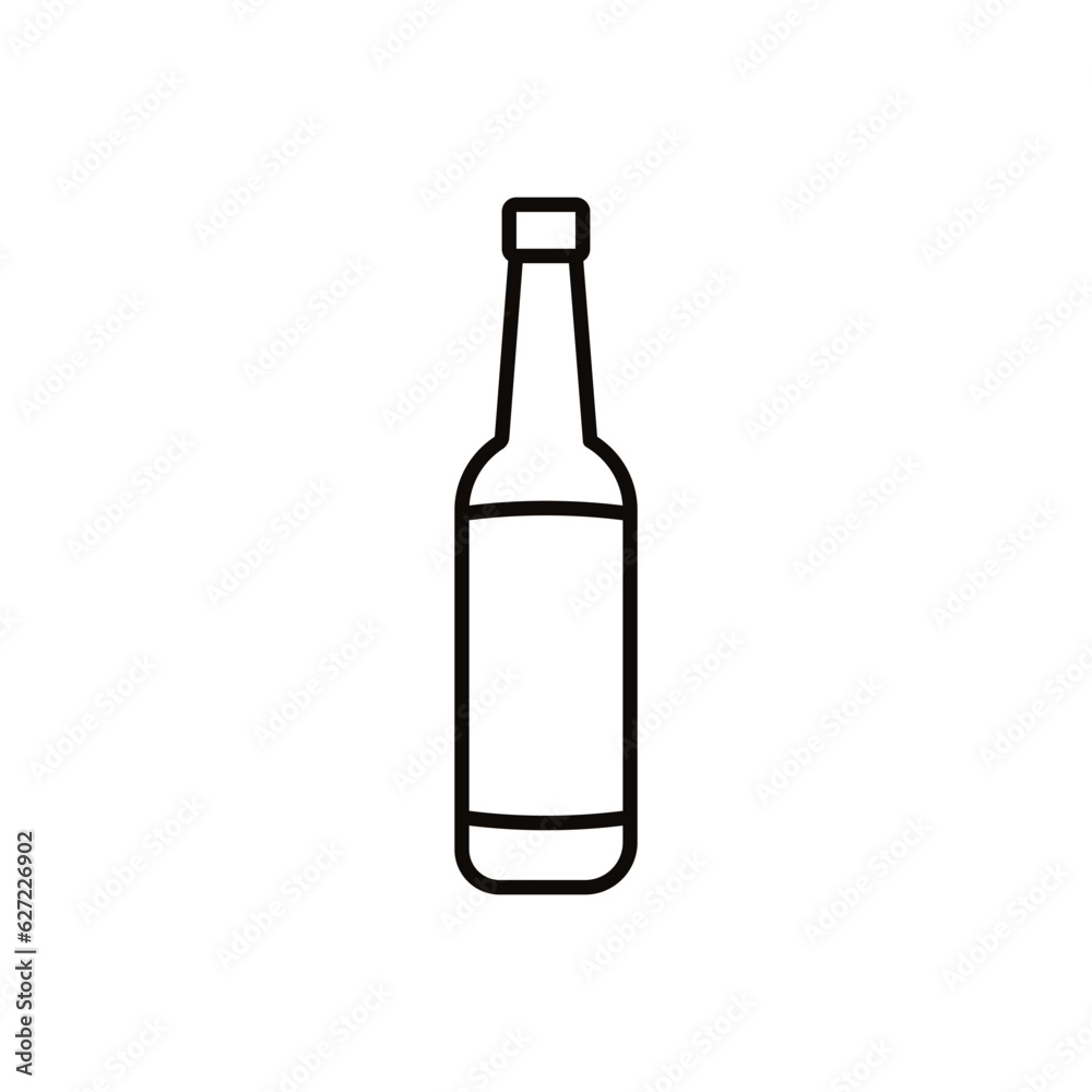 Bottle icon vector. Bottle for water illustration sign. Bottle of alcohol symbol or logo. Bottle icon vector. Bottle for water illustration sign. Bottle of alcohol symbol or logo.